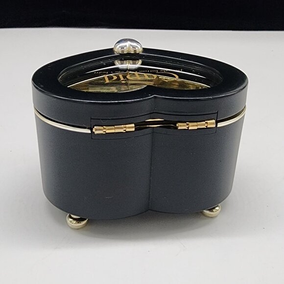 Heart Shaped Cupid Music Box With Arrow Paisley Interior Lady Mate Brand Decor - Picture 8 of 9